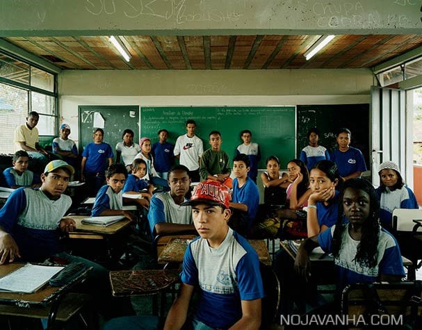 برزیل کلاس درس دانش آموزان