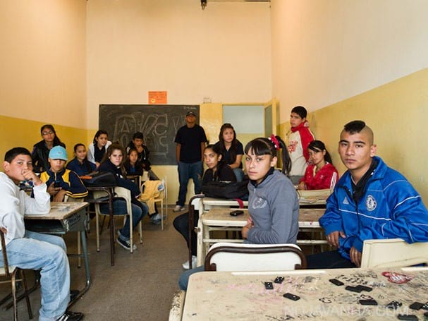 کلاس درس دانش آموزان آرزانتین