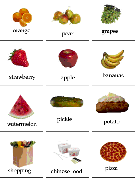 اسامی غذاها در زبان انگلیسی 
