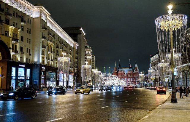 مسکو در آستانه کریسمس 