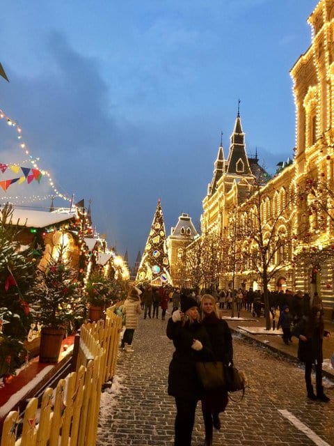 مسکو در آستانه کریسمس