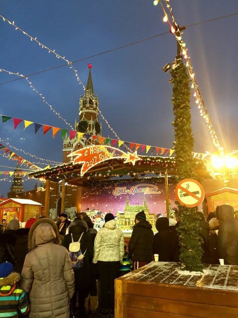 مسکو در آستانه کریسمس 