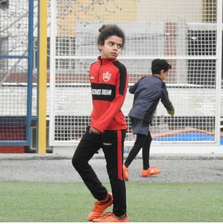 t امیرعلی آریایی مهر،نوجوان فوتبالیست