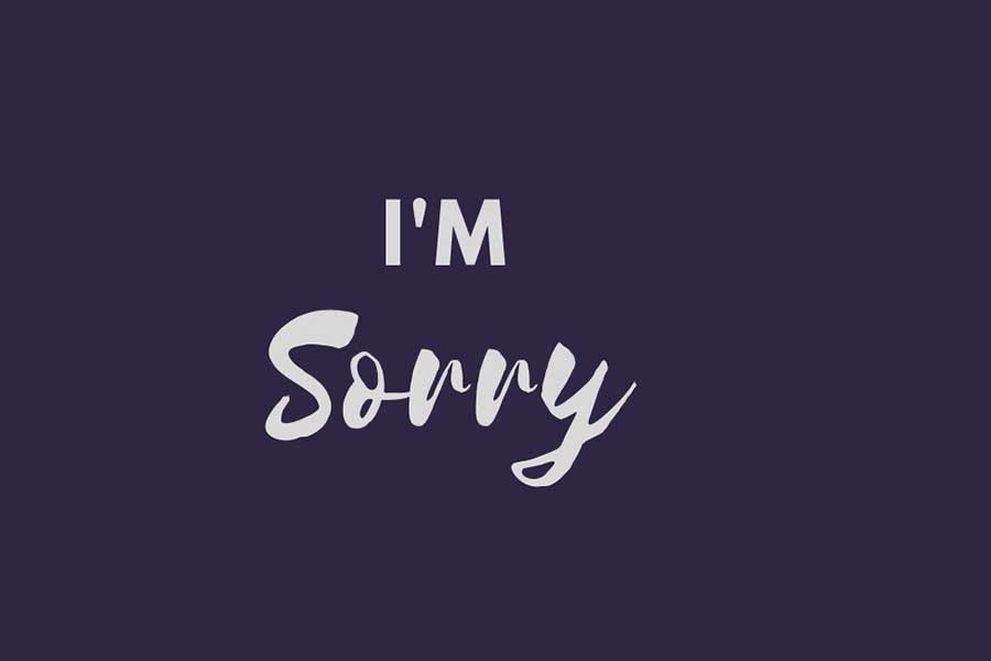 متاسفم