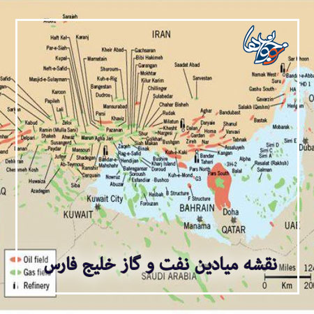 میادین نفت و گاز خلیج فارس