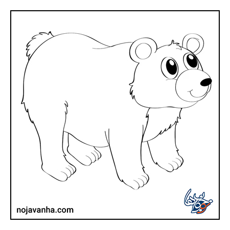 اموزش نقاشی خرس برای کودک