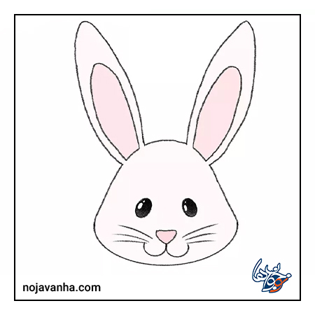 آموزش نقاشی خرگوش آسان