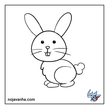 آموزش نقاشی خرگوش فانتزی