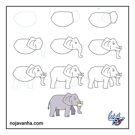 نقاشی فیل