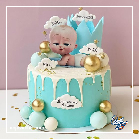 کیک تولد به شکل بچه رئیس