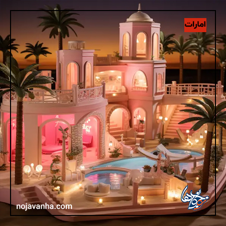 خانه باربی زیبا در امارات