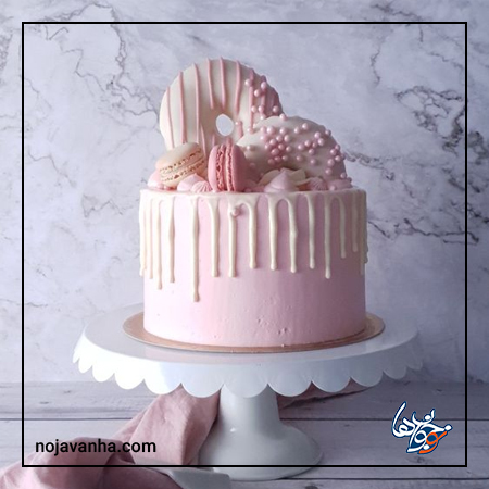 کیک تولد دخترانه ساده