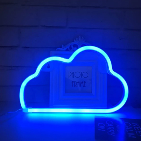 چراغ خواب مدل نئون فلکسی طرح ابر Cloud