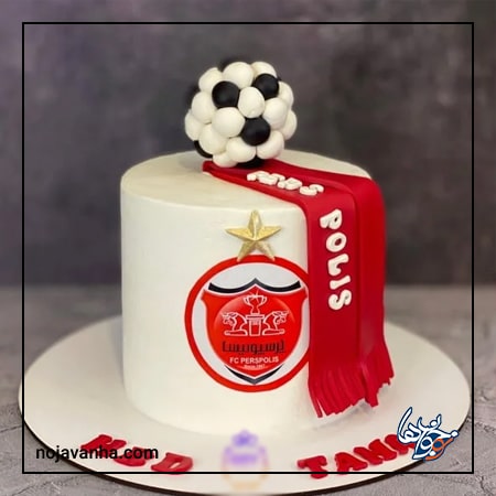 کیک تولد فوتبالی پرسپولیس