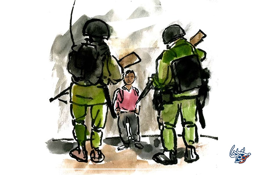 نقاشی فلسطین ساده