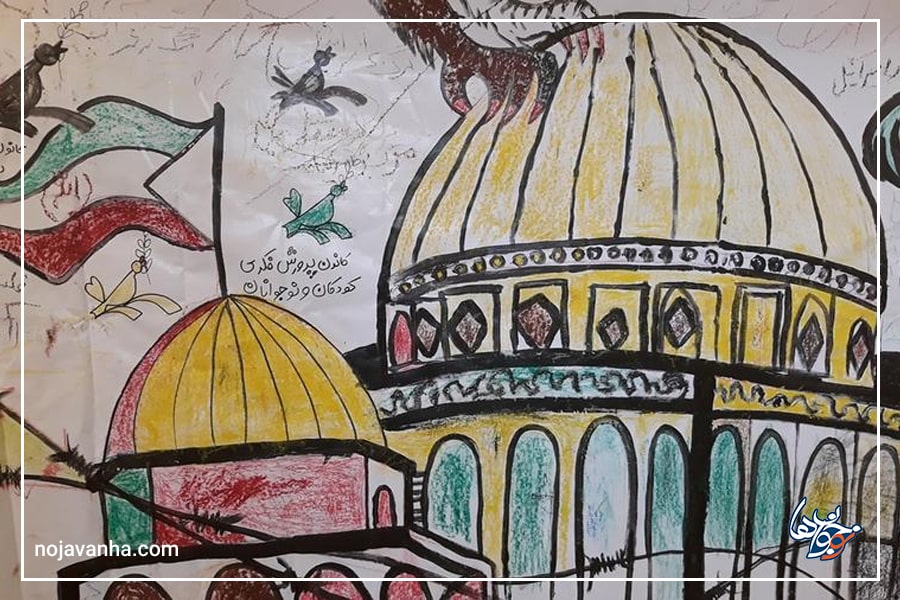نقاشی فلسطین کودکانه